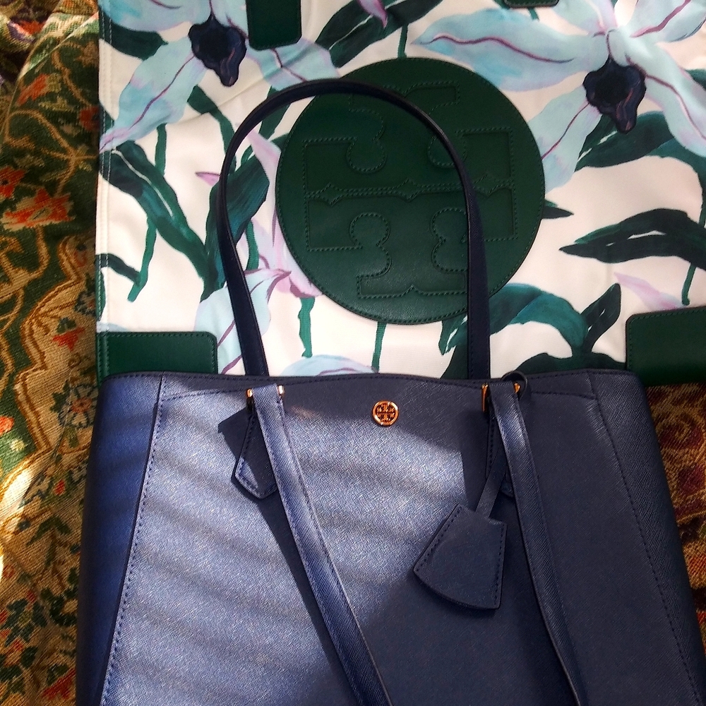 Tory Burch Ella Tote and Small Robinson combo